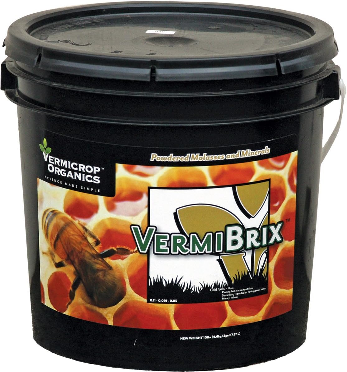 Vermicrop VCBRIX2 CBRIX2 VermiBrix Bucket Plant Nutrient, 2 gal