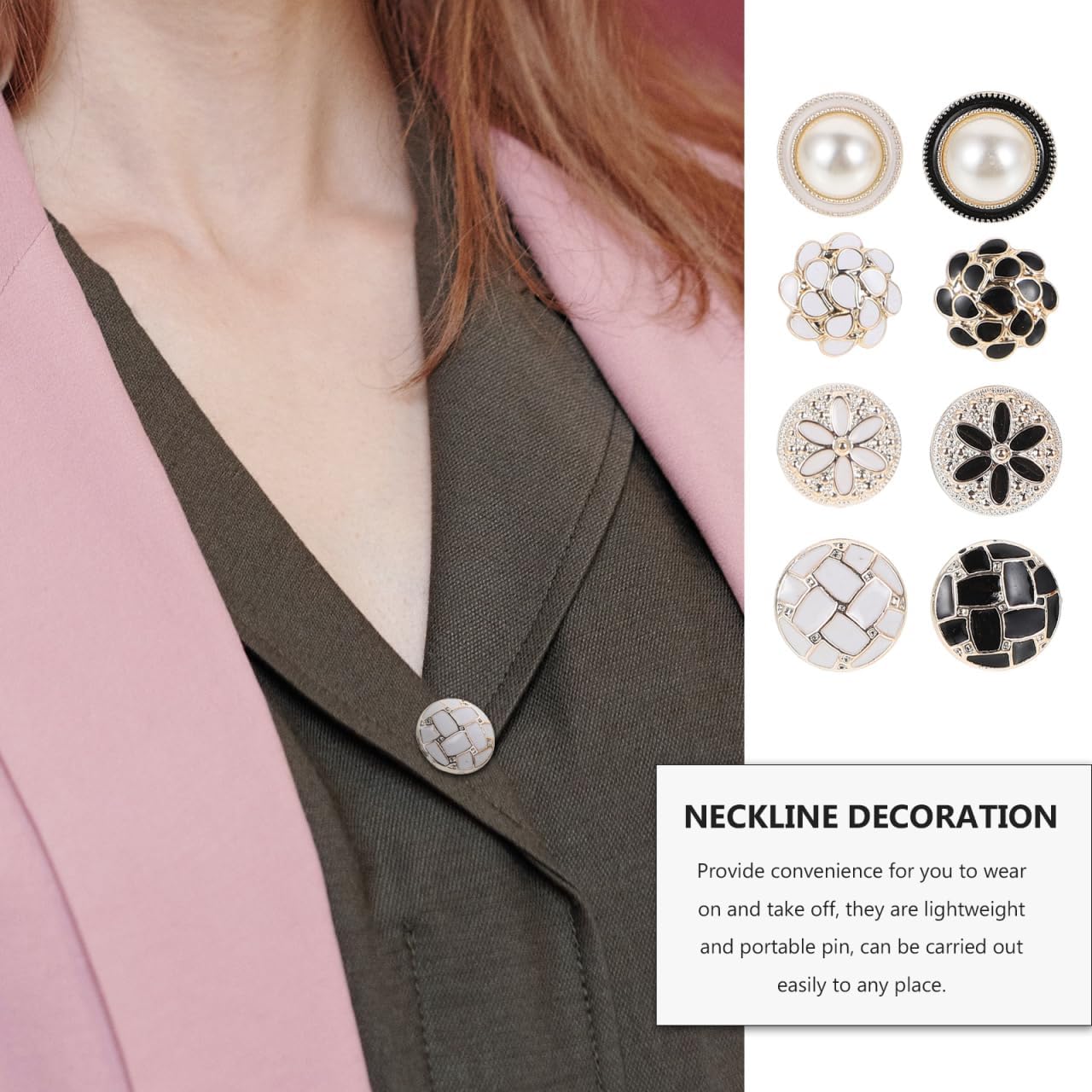 Angoily Seamless Clothing Replacement Buttons 20 Pcs No Sew Snap Fasteners for Coat Dress DIY Repair and Decoration 0.71 Inch Lightweight Portable