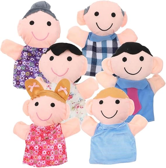 Kids Hand Puppets Stuffed Animal Toys Role-play Figure Soft Cute
