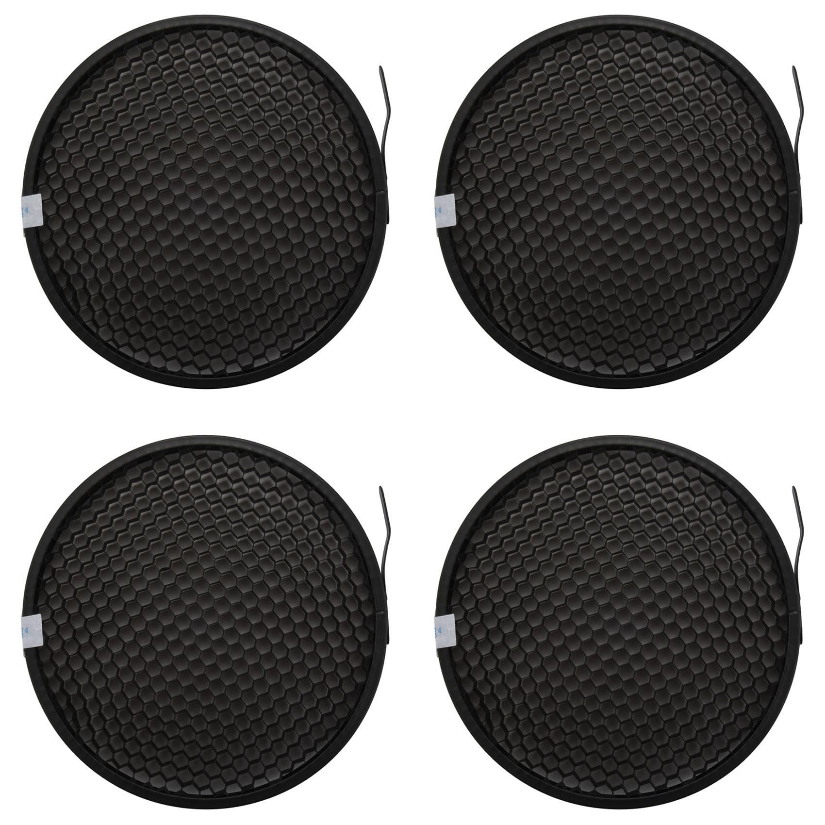 Okhugogo 4X Photo Studio 16.8Cm 60 Degree Honeycomb Grid for 7 Inch Standard Reflector Diffuser Lamp Shade Dish