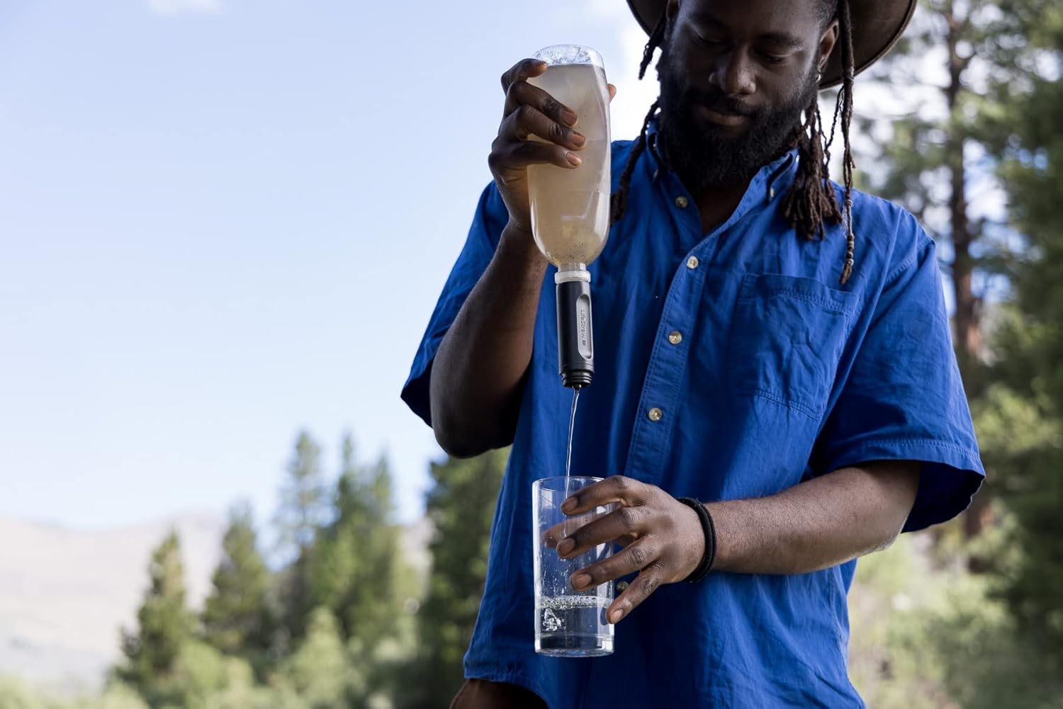 LifeStraw Peak Series Water Filter System for Trail Running, Camping, Hiking, Travel, Cycling, and Fishing : Everything Else