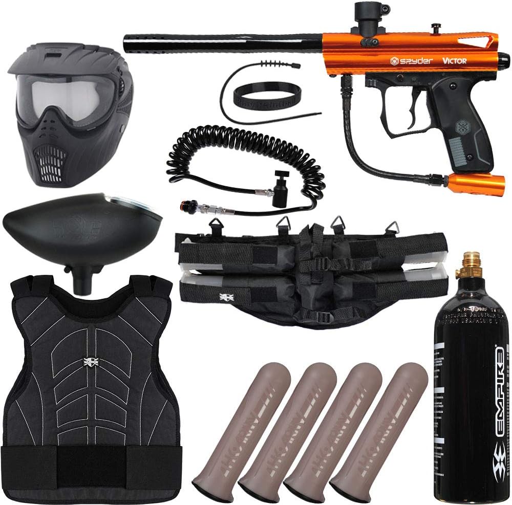Action Village Kingman Spyder Victor Light Gunner Paintball Gun Package Kit