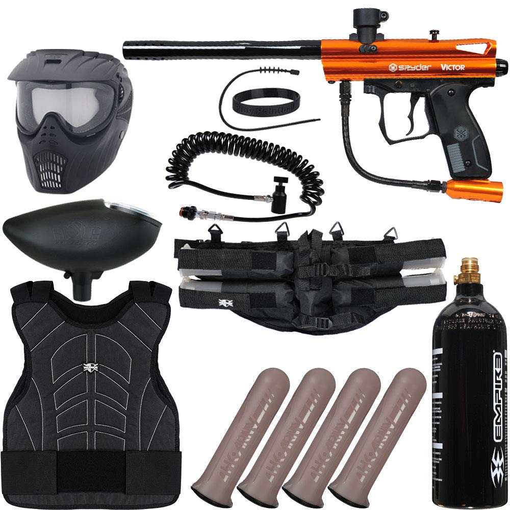 Action Village Kingman Spyder Victor Light Gunner Paintball Gun Package Kit