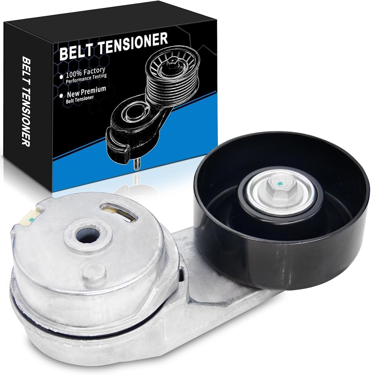 Belt Tensioner Assembly with Pulley for:-Chevy Captiva Sport 2012-2015 for:-GMC Terrain 2015-2017 for:-Buick Regal 2011-2013 for:-SAAB 9-5 2011 2.0L 2.4L Replace OE#12605175 1340584 39288