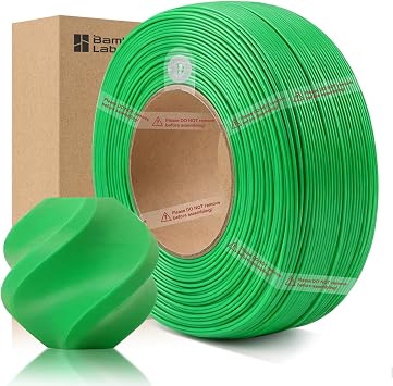 Bamboo PETG Basic 3D Printer Filament Refill Green 30502