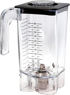 Hamilton Beach Commercial Eclipse High-Performance Blender BPA-Free Copolyester Container, 48 oz / 1.4 L Capacity, Replacement Jar, Fit Blenders HBH750, HBH755, and HBH755R, NSF Certified, 6126-750R