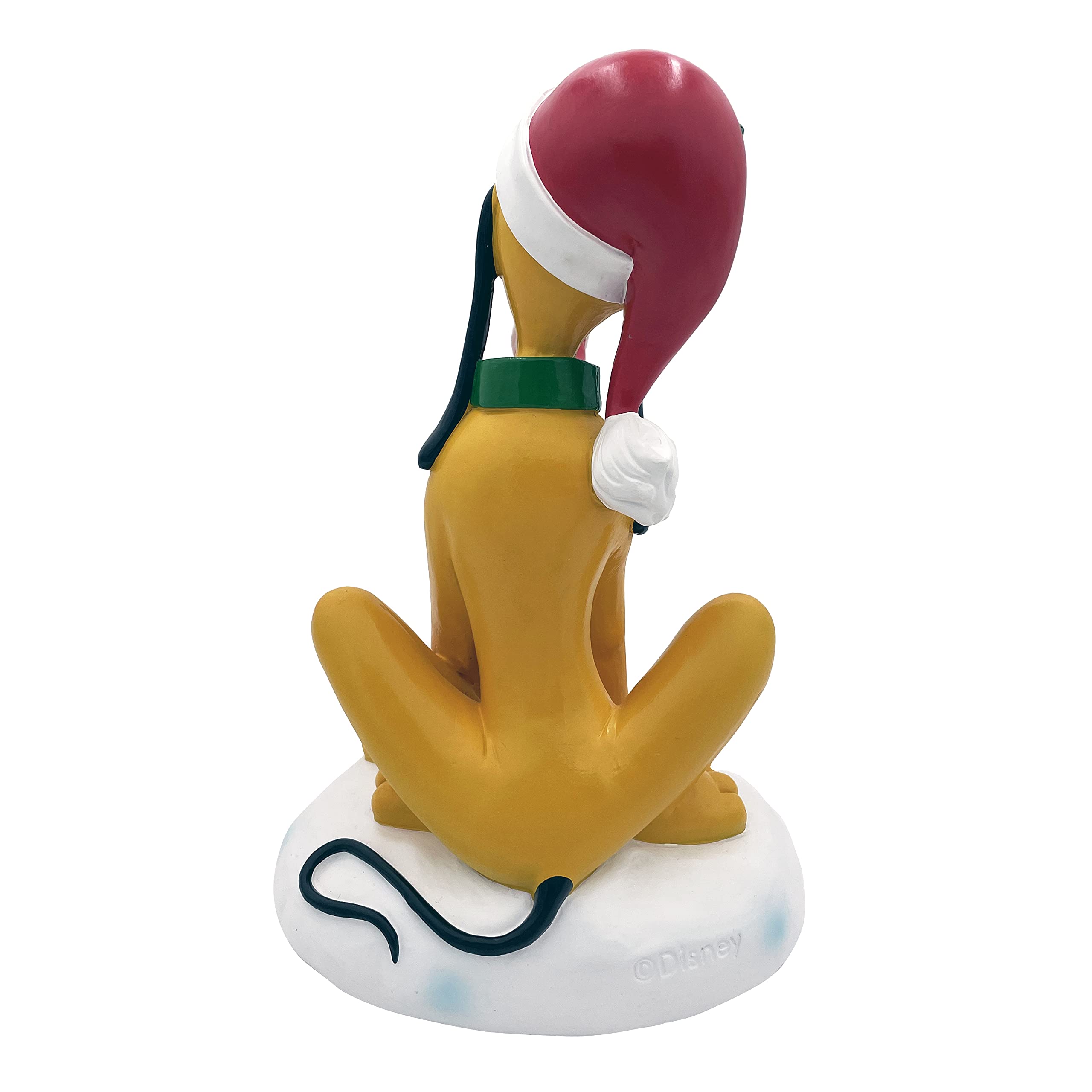 Amazon.com: DISNEY Pluto with Bones Christmas Garden Statue 10