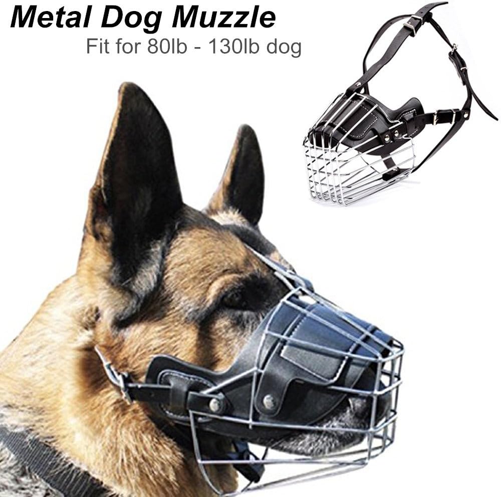 CooZero Dog Muzzle, Wire Basket Muzzle, Dog Basket Muzzles for Biting Middle Size