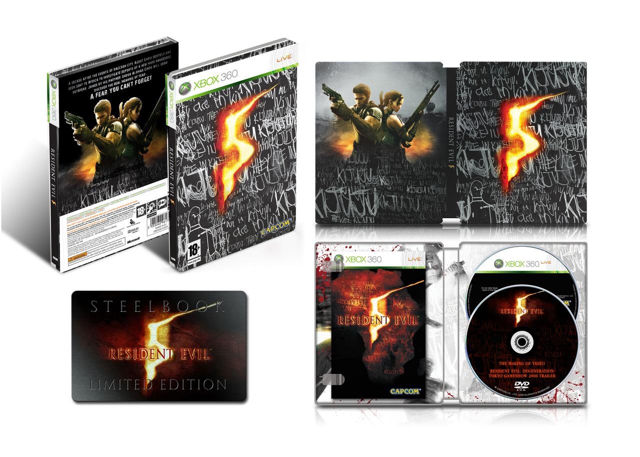 Resident Evil 5 - Edición coleccionista [Xbox 360] [Importado de Francia]