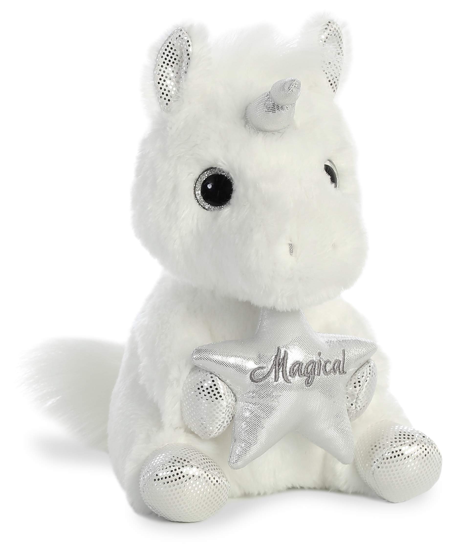 Aurora 99055 World Holiday Magical Unicorn-Sm Toy, White/Silver