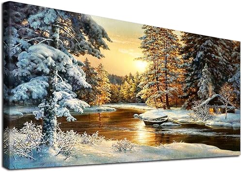 YALKIN 5D Diamond Painting Kits for Adults, Four Seasons Diamond Art Kits Full Drill Diamond Painting Kit for Adult Beginners, DIY Crystal Picture Art for Home Wall Decor 40x70cm/15.7x27.6in