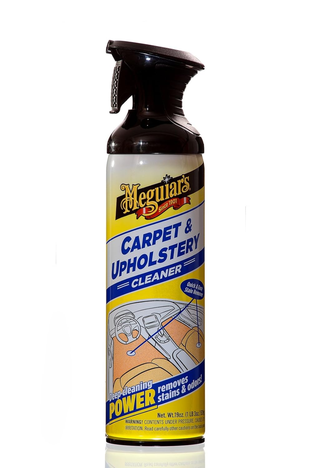 Meguiar's G9719 Carpet and Upholstery Cleaner (539 ml) Amazon.in Car