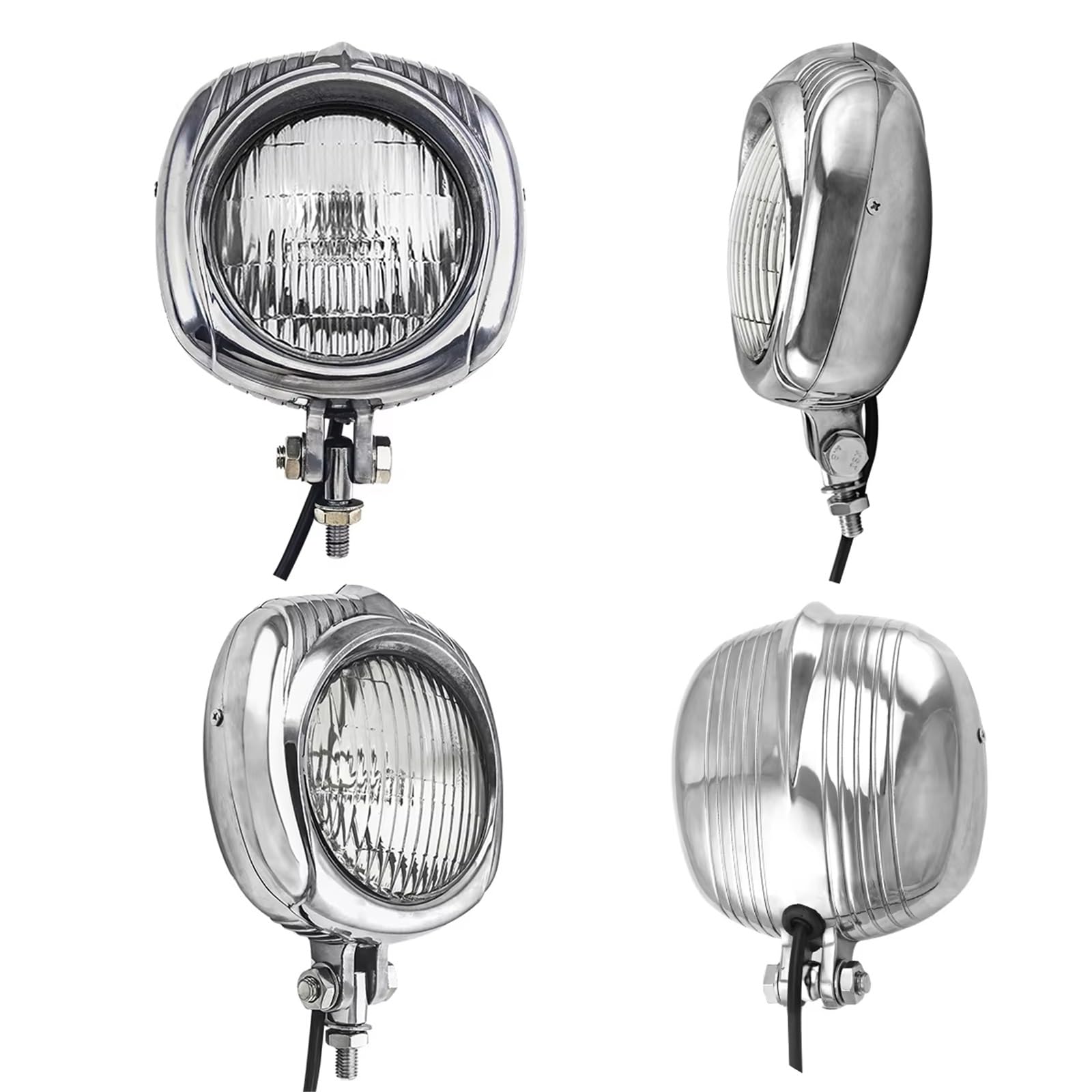 Moto Faro Fanale per Softail per Dyna per Sportster per Chopper per Bobber Faro per Moto Lampadina H4