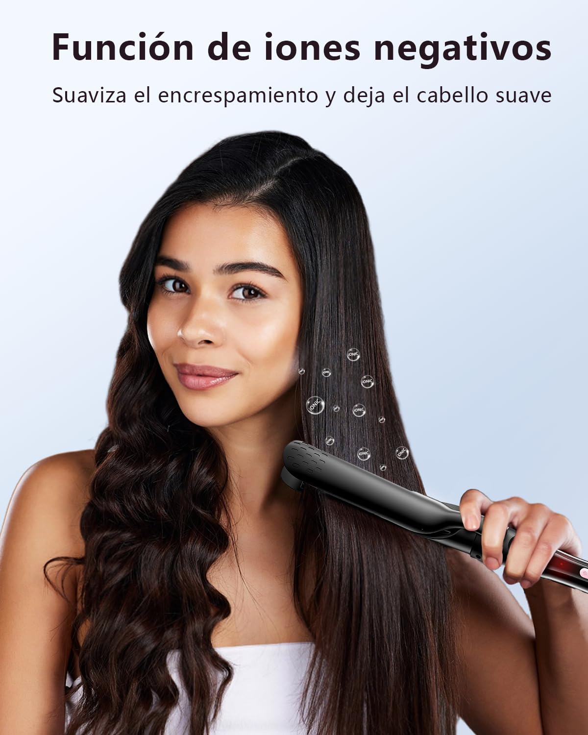Rizador 5 en 1 con Cepillo Térmico y Barriles Intercambiables de Cerámica (0.35"-1.25"), Juego de Rizador con Plancha Alisadora, Calentamiento Instantáneo, Voltaje Dual, Regalos para Mujeres
