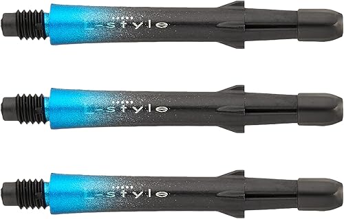 Miniatura 32 de Cañas de dardo de carbono – Bloqueadas y silenciosas (giratorias) – 9 tamaños – para dardos de punta suave y punta de acero – Ligeras, duraderas