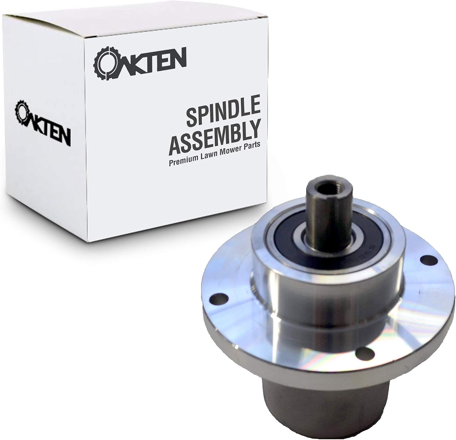 OakTen Spindle Assembly for Bad Boy MZ 42, MZ Magnum 48, and MZ Magnum 54 inch Deck Zero-Turn Lawn Tractors - Replaces 037-2000-00 037-2050-00-5-5/8 inch Length, 5-1/4 inch O.D. - Aluminum Design