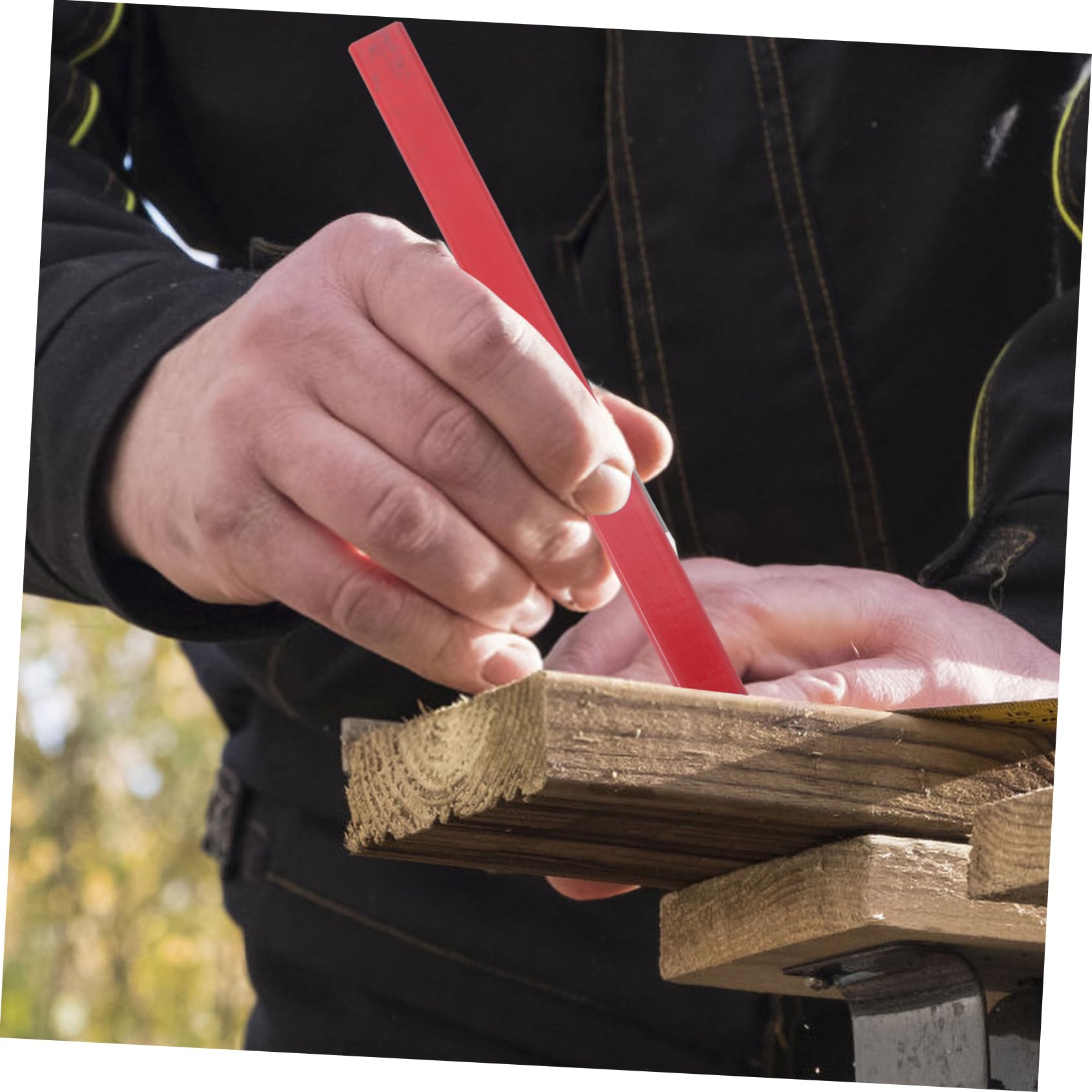 5 Set Matita Audace Costruttori Disegno Lavorazione Del Legno Legname Matite Lavoro Matita Sfusa Massa Solido Schizzo Di Rosso 20 Pezzi*5