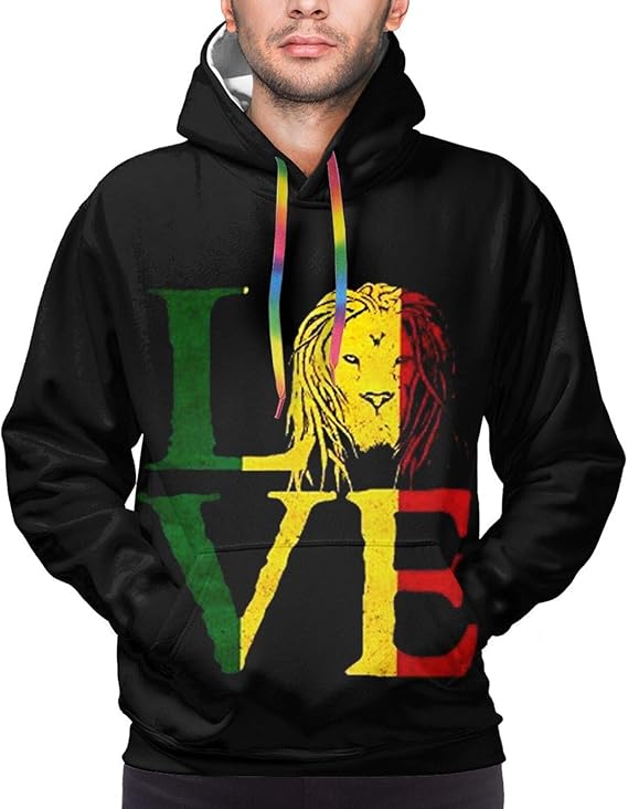 Amazon Co Jp ラスタライオンジャマイカレゲエ愛 パーカー メンズ 春 薄手スウェット 長袖連帽 ポケットがあります 個性カジュアル スポーツウェア アクティブジャケットスポーツ旅行で出勤します ファッション