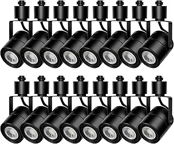 Dimmable 10W 4000K Cool White LED Track Lighting Heads (16 Pack) for Accent and Retail Spaces