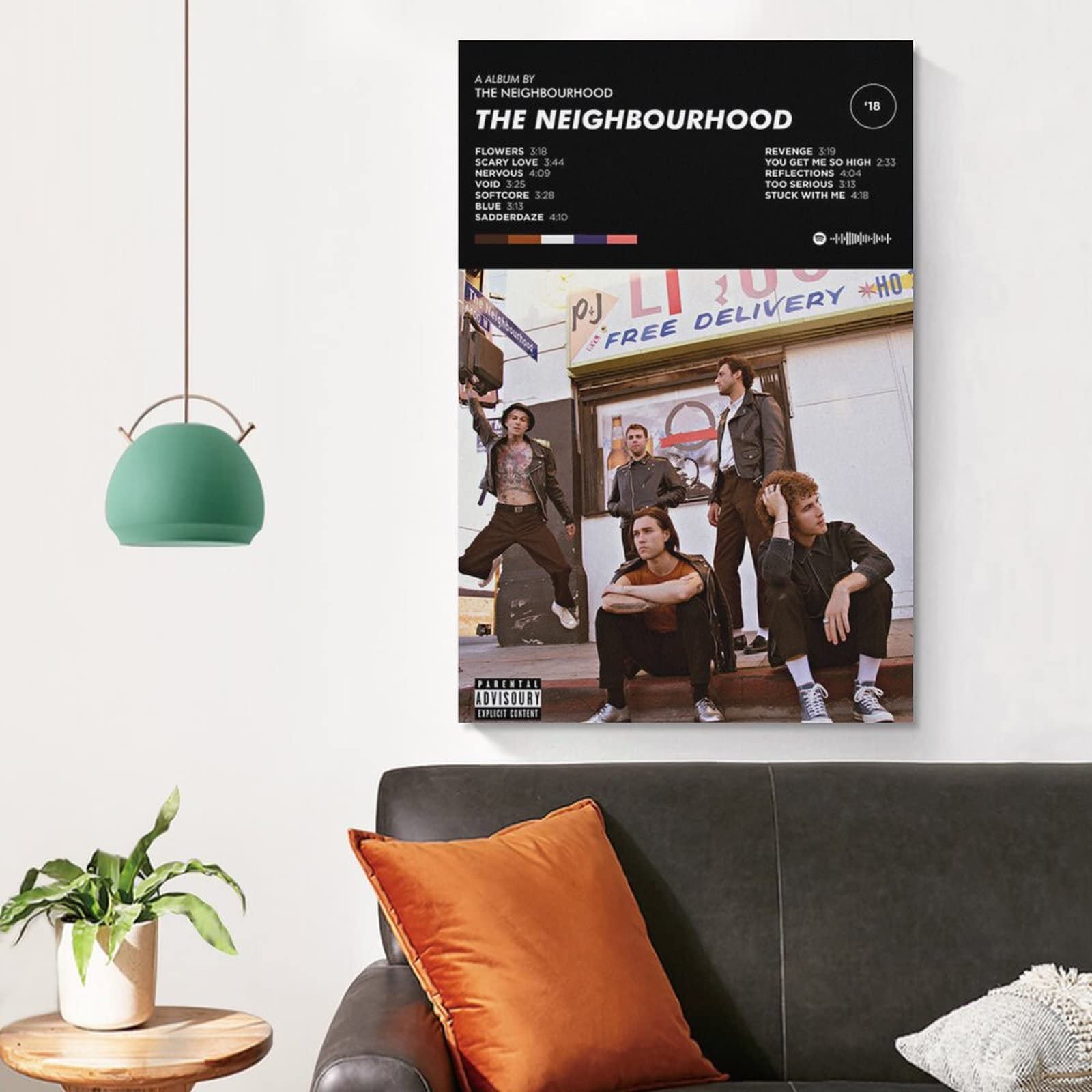 Poster Décoratif Sur Toile « I R I The Neighbourhood 2018 » - Décoration Murale Vintage 20 X 30 Cm - Sans Cadre, Pour Salon, Chambre - 11