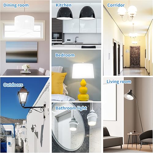 Miniatura 6 de Bombilla LED 6 unids 200 W equivalente a 2500 lúmenes 5000 K luz blanca fría 20 W bombilla LED súper brillante E26E27 base impermeable LED bombilla