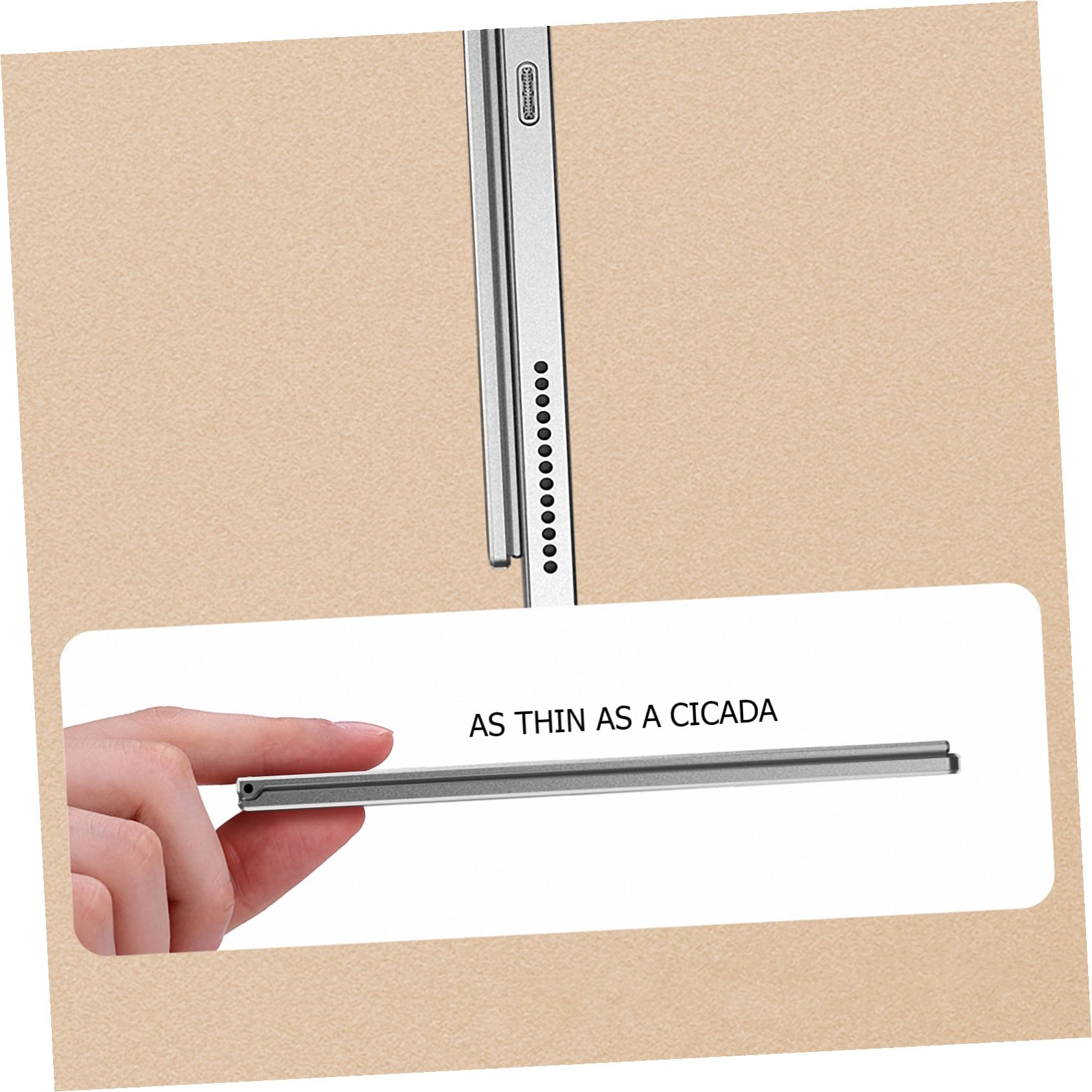 Hemobllo 3pezzi Supporto Per Tablet Pieghevole Di Porta Tablet Per Scrivania e Uso Portatile Design Elegante e Stabile Facile Da Usare Adesione Sicura