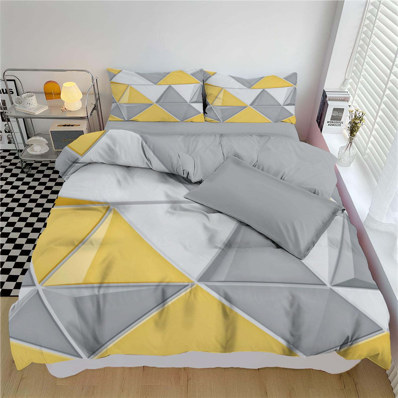 Housse de couette 240x260cm à fermeture éclair pour en finir avec la couette qui glisse du lit