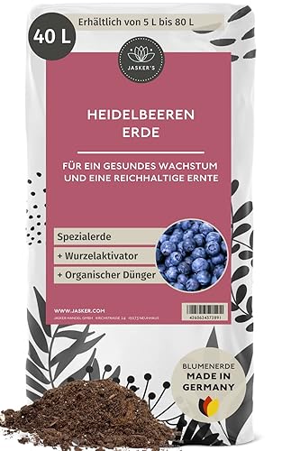 Bio Saure Erde für Heidelbeeren & Blaubeeren 40 L -