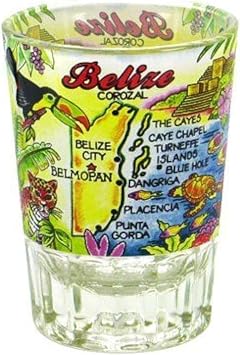 Belize Double Shot Glass
