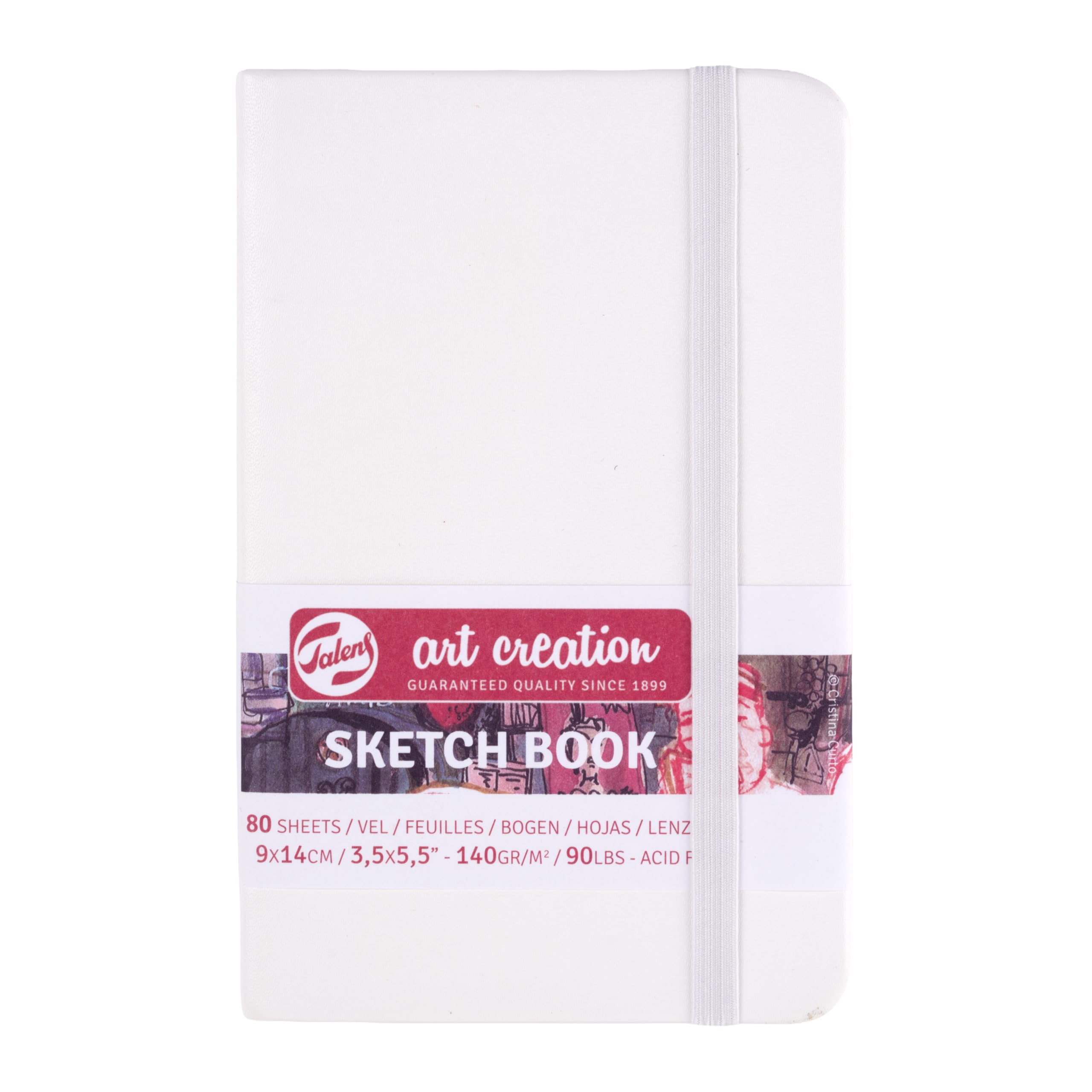 Art Creation Sketch Book White 9X14 cm
