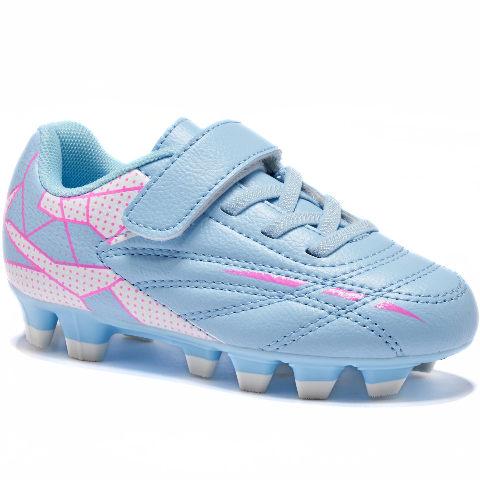Fußballschuhe für Kleinkinder, schnürlose Fußballschuhe, für den Außenbereich, fester Boden, kleine Kinder und große Kinder