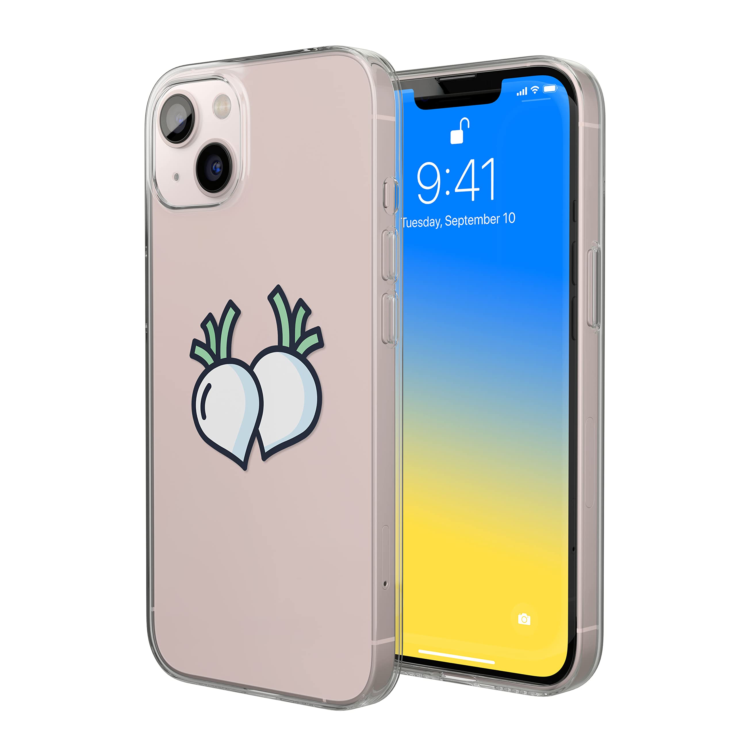 Bonateks, Digital Printed Case Compatible with iPhone 14, Mobile Phone Case, Protective Case, Shockproof, Silicone, Flexible, Transparent Mobile Phone Case