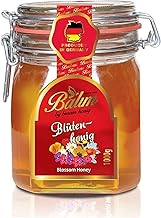 Balim Blossom Honey, 2.2 lbs (1 kg), German Hundred Flower Honey, Unheated