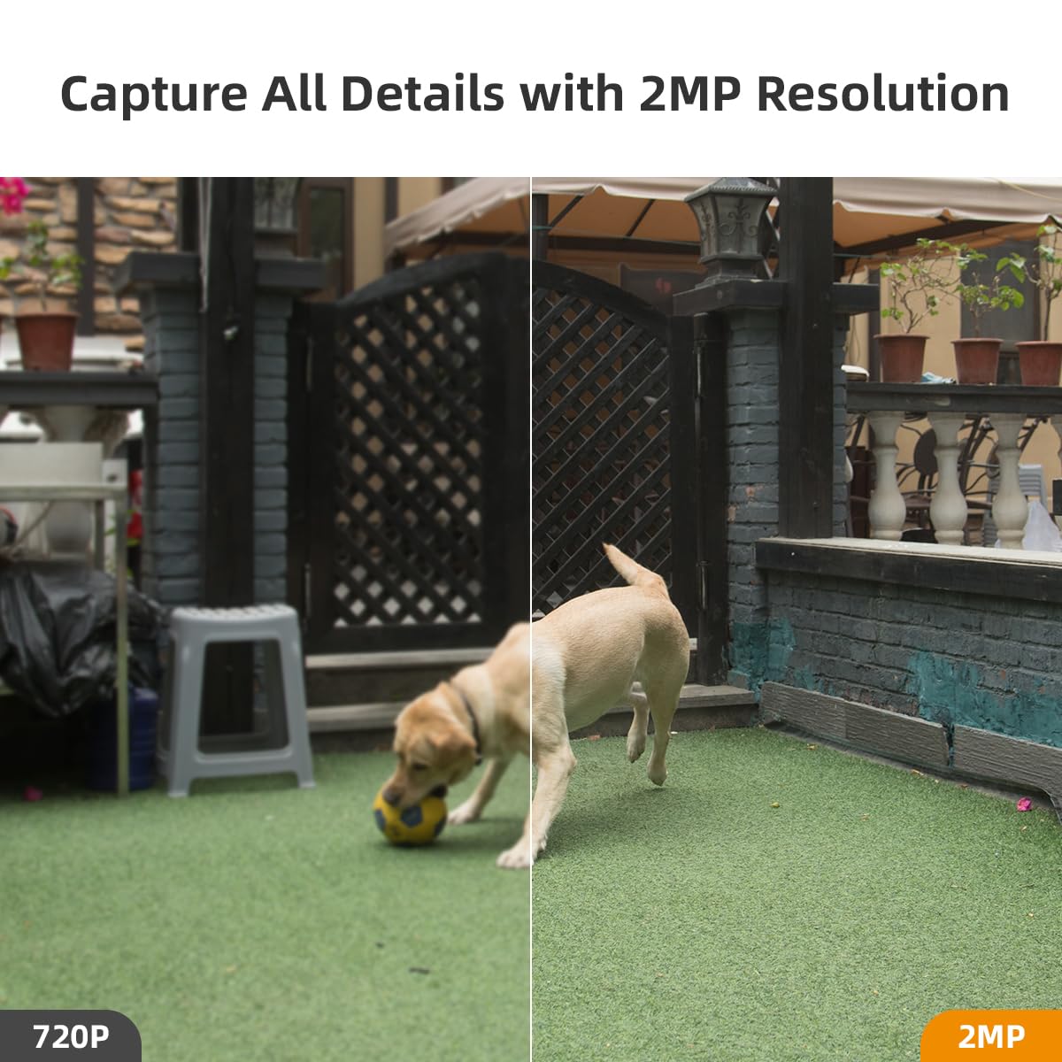 Imou Bullet 2S 2MP - Professional Outdoor Bullet Camera, Full HD 1080P with Wide Dynamic Range & Superior Full Colour Nightvision, Spotlights, AI Human Detection, 2 Way Audio