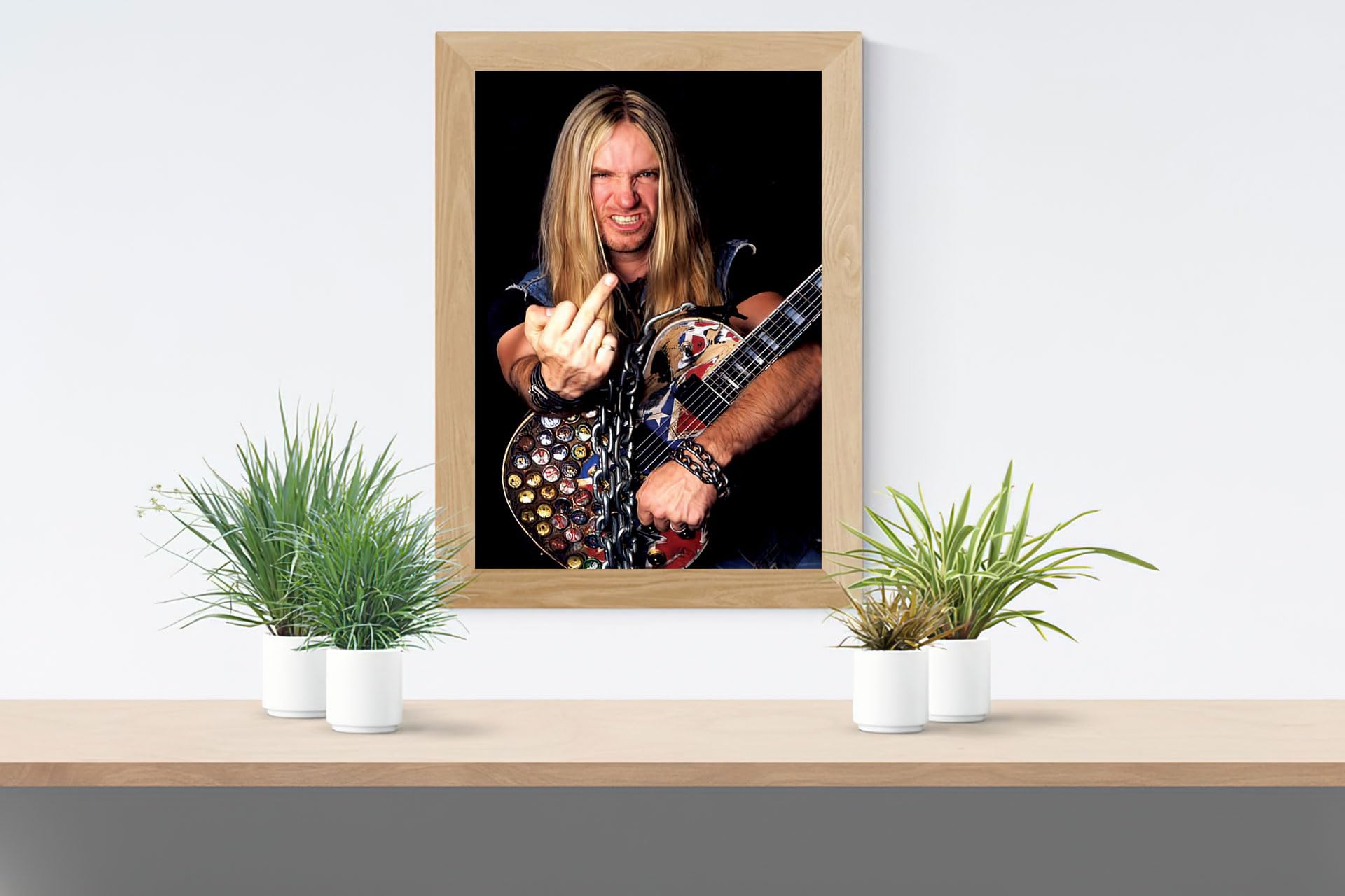 Poster Sur Toile Zakk Wylde 20x30cm - Décoration Murale Chambre Fan De Musique Metal - Sans Cadre, Impression Haute Qualité