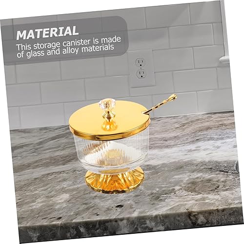 Miniatura 5 de DOITOOL café en polvo azucarero tarro de almacenamiento soporte de café para café molido café rayas verticales pimienta negra recipiente de vidrio