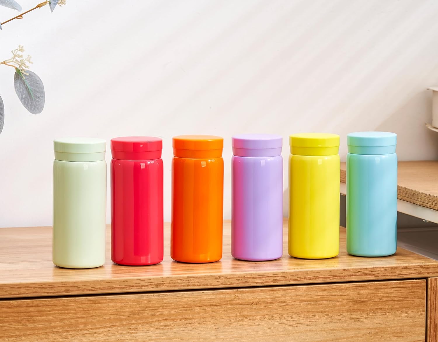 Mini Thermos Cute Water Bottle - 7 oz Tiny Insulated Vacuum 18/10 Stainless Steel Small Flask - Leak Proof & Spill Proof & Keeps Cold and Hot for Drink, Coffee, Tea - Purple - Image 7