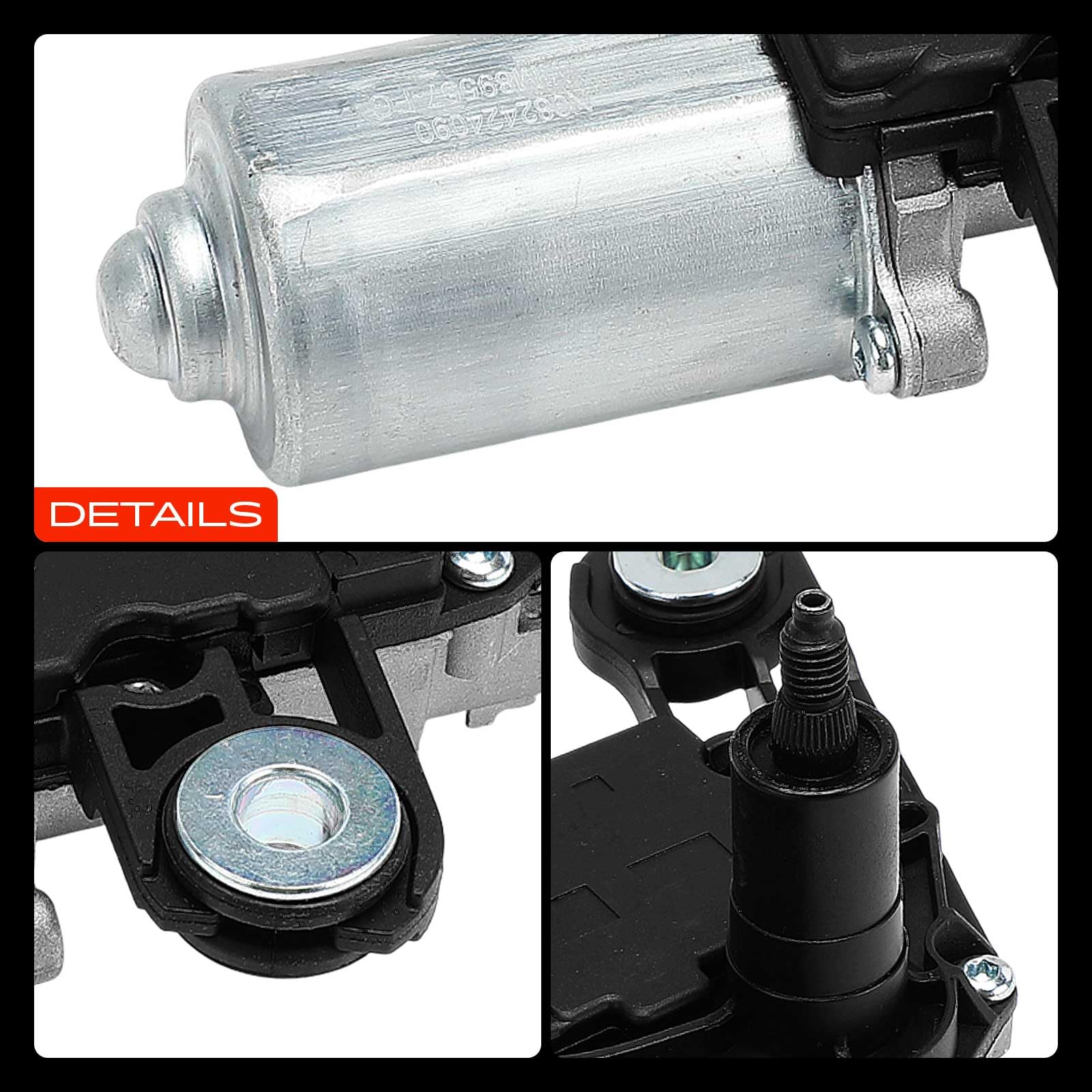 Frankberg Motore Tergicristallo Posteriore Compatibile con A1 City Carver GBH A1 Sportback GBA A3 8V1 8VK A3 Limousine 8VM 8VS A3 Sportback 8VA 8VF Q2 GAB GAG Replace# 8V0955711