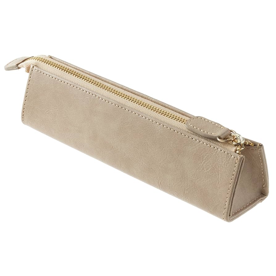 Amazon | 新工精機 ペンケース 合皮 グレージュ HE-900-GJ