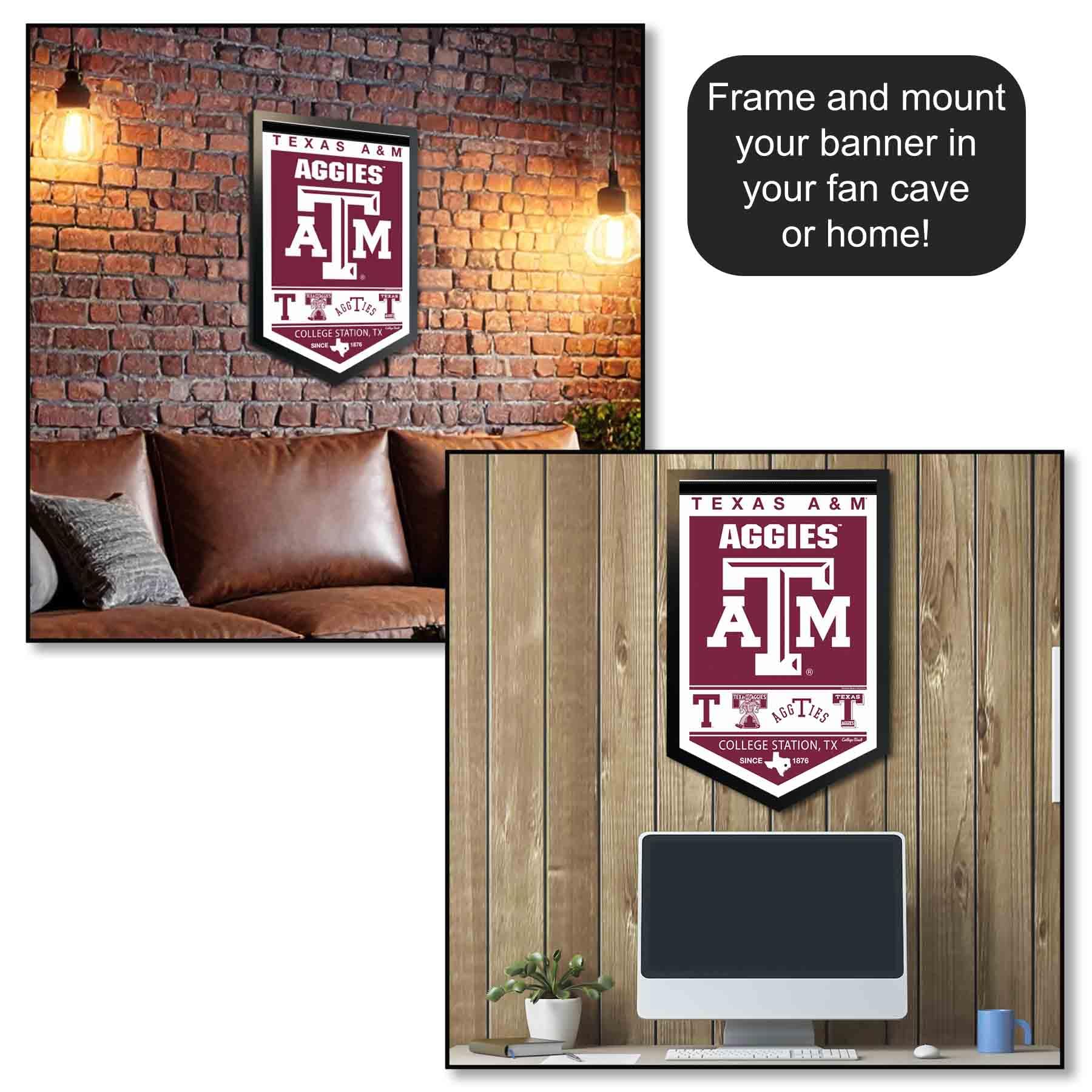 Amazon.co.jp: テキサス A&M アギーズ ヘリテージ ヒストリー バナー