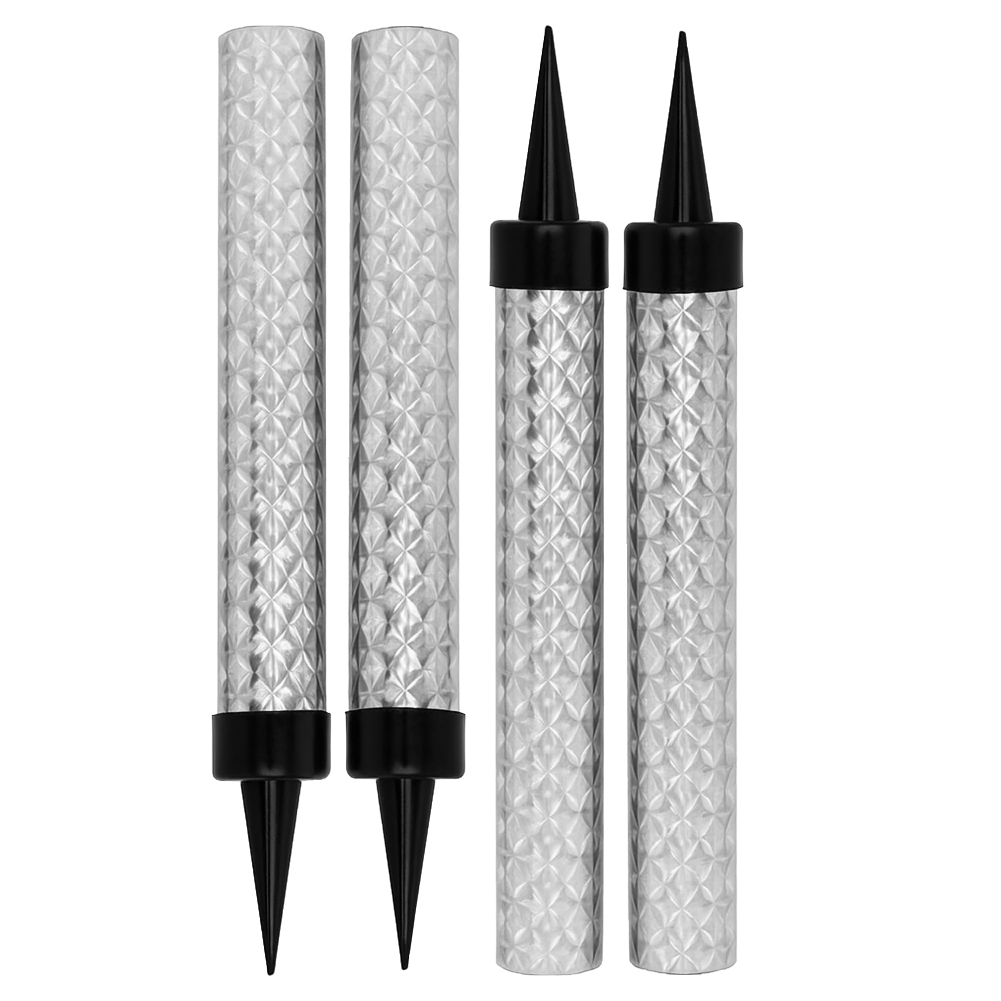 Tsa Limited Silver 15 Cm Silver Ice Sparkling Fountain Candles 15Cm - 4 Pk Cake Topper Sparkler For Birthday, Wedding, New Year, Anniversary Decoration, Special Celebrations Decor - Bright Fountain Candles For Birthday Cake