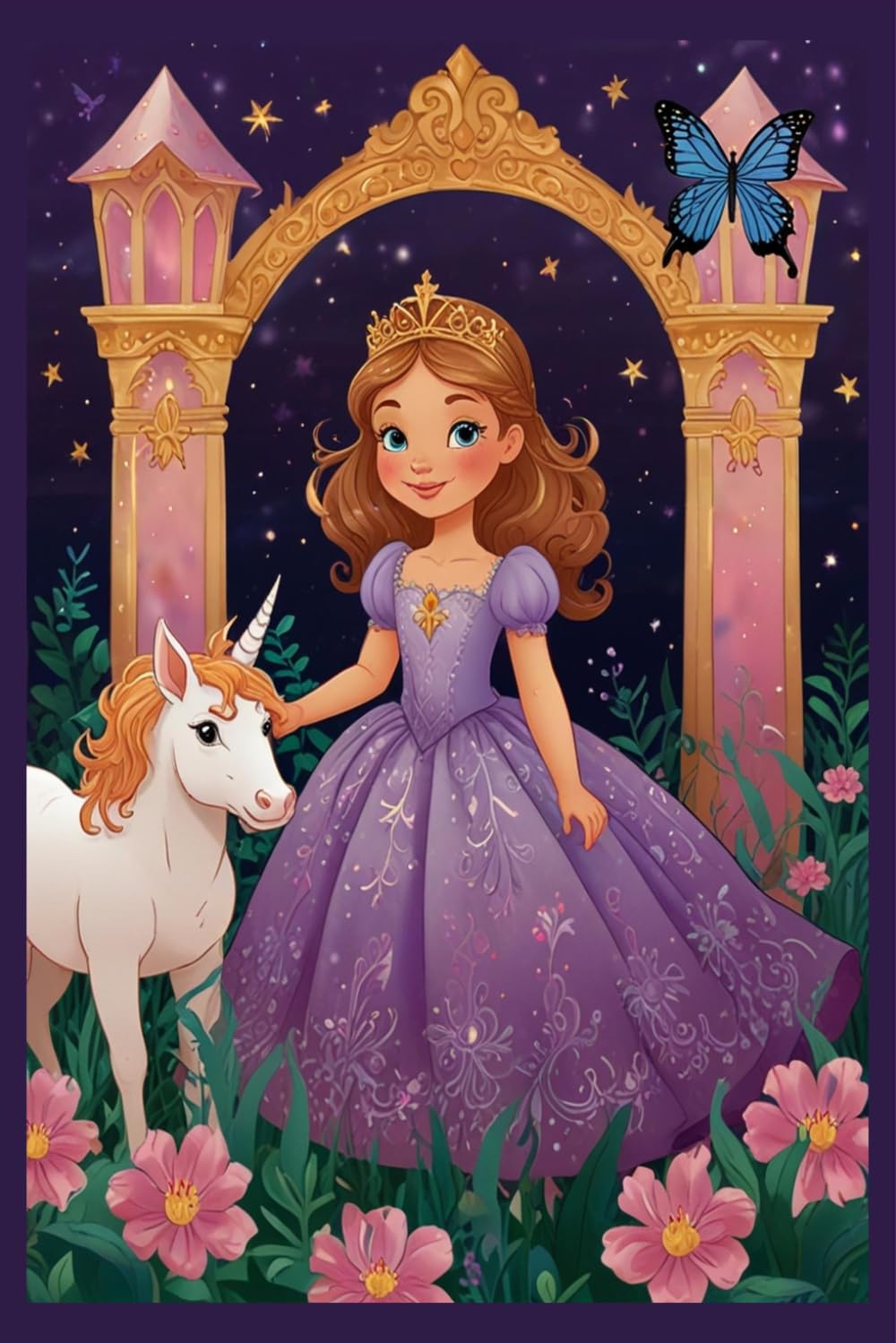 Princess and Magical Creatures Coloring Book