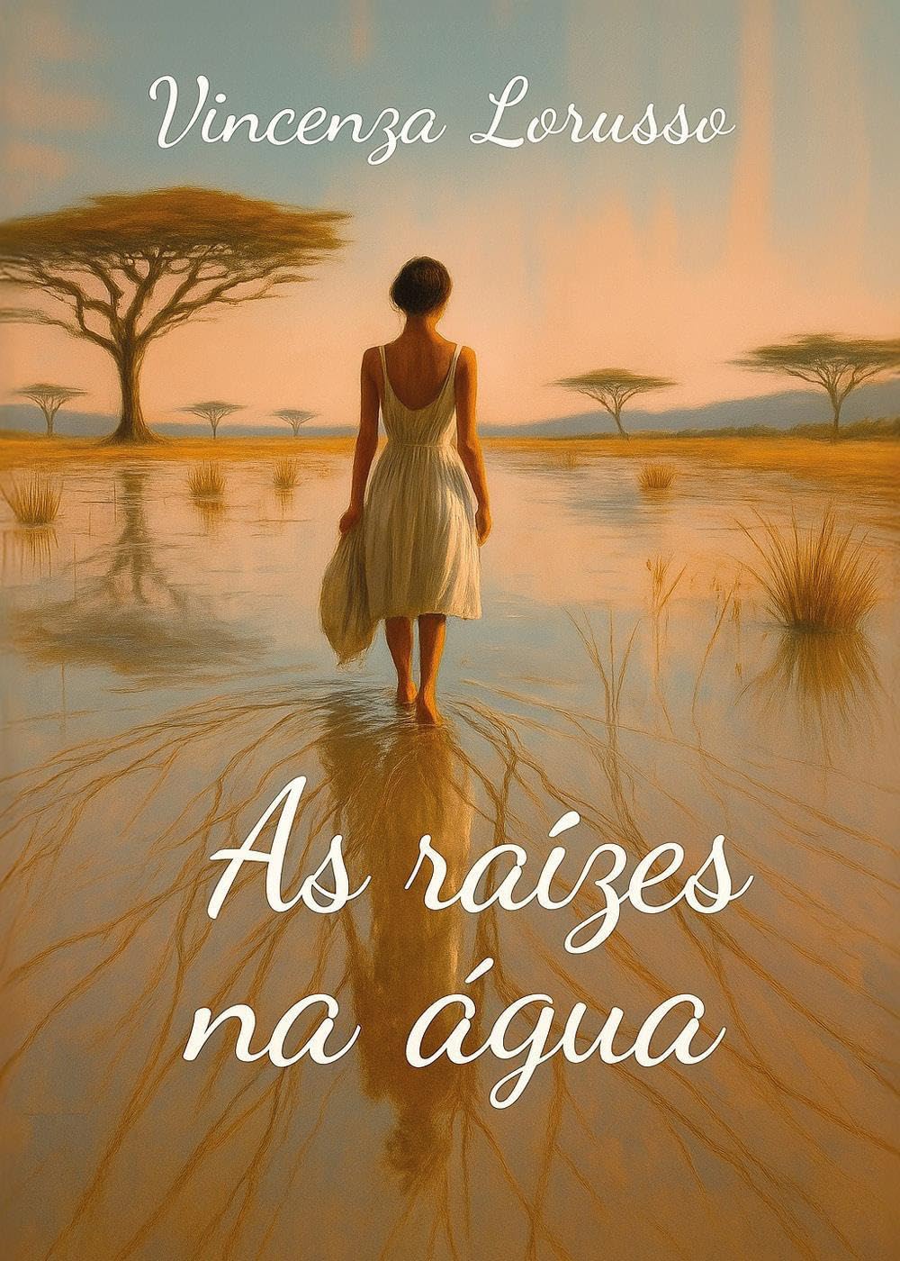 As raízes na água