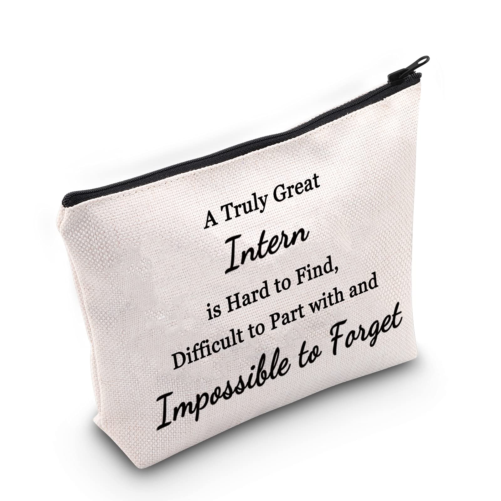 LEVLO Best Coworker Leaving Gifts Daycare Provider/Key Worker/Essential Worker/Director/Intern Makeup Bags Retirement Gifts (Intern)