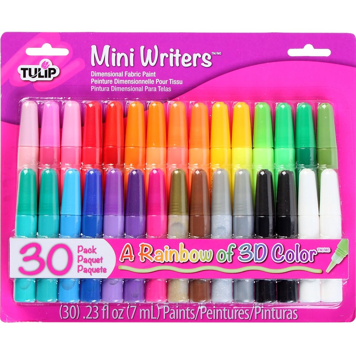 I Love To Create Tulip Dimensional Fabric Paint Mini Writers 30 Pack