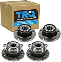 Vista 221 de TRQ Par de conjunto de cubo de cojinete de rueda delantera izquierda derecha, 2 piezas compatible con Lexus GX460 2003-2009 GX470 2003-2023 Toyota