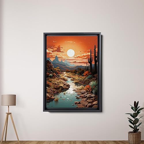 Miniatura 2 de Red Mesa, Archival Print of Landscape Prints of Red Mountain in Mesa, Arizona, Canvas, Art Print