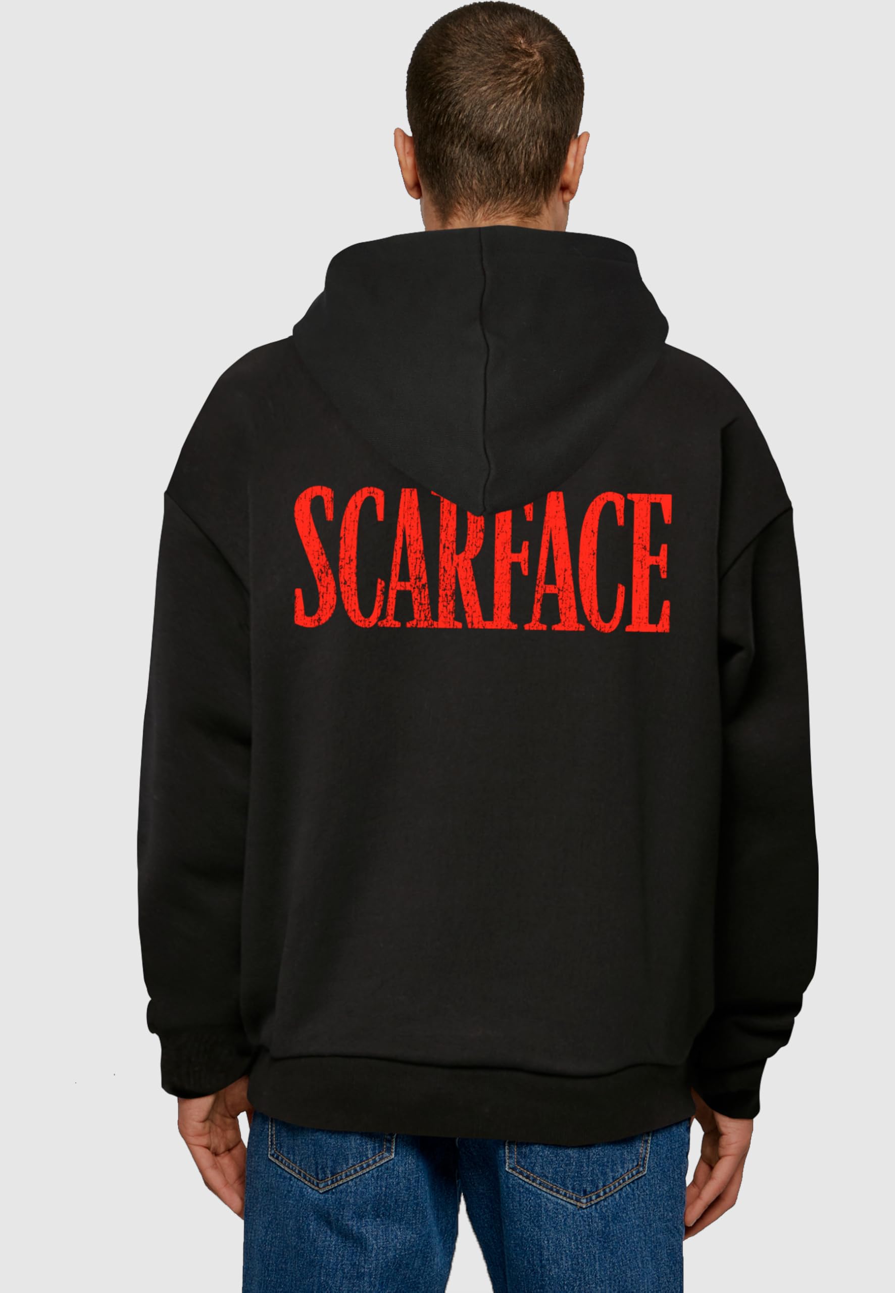 Mister Tee Mt2553-scarface Little Friend Ultraheavy Oversize Hoodie Felpa con Cappuccio Uomo (Pacco da 1)