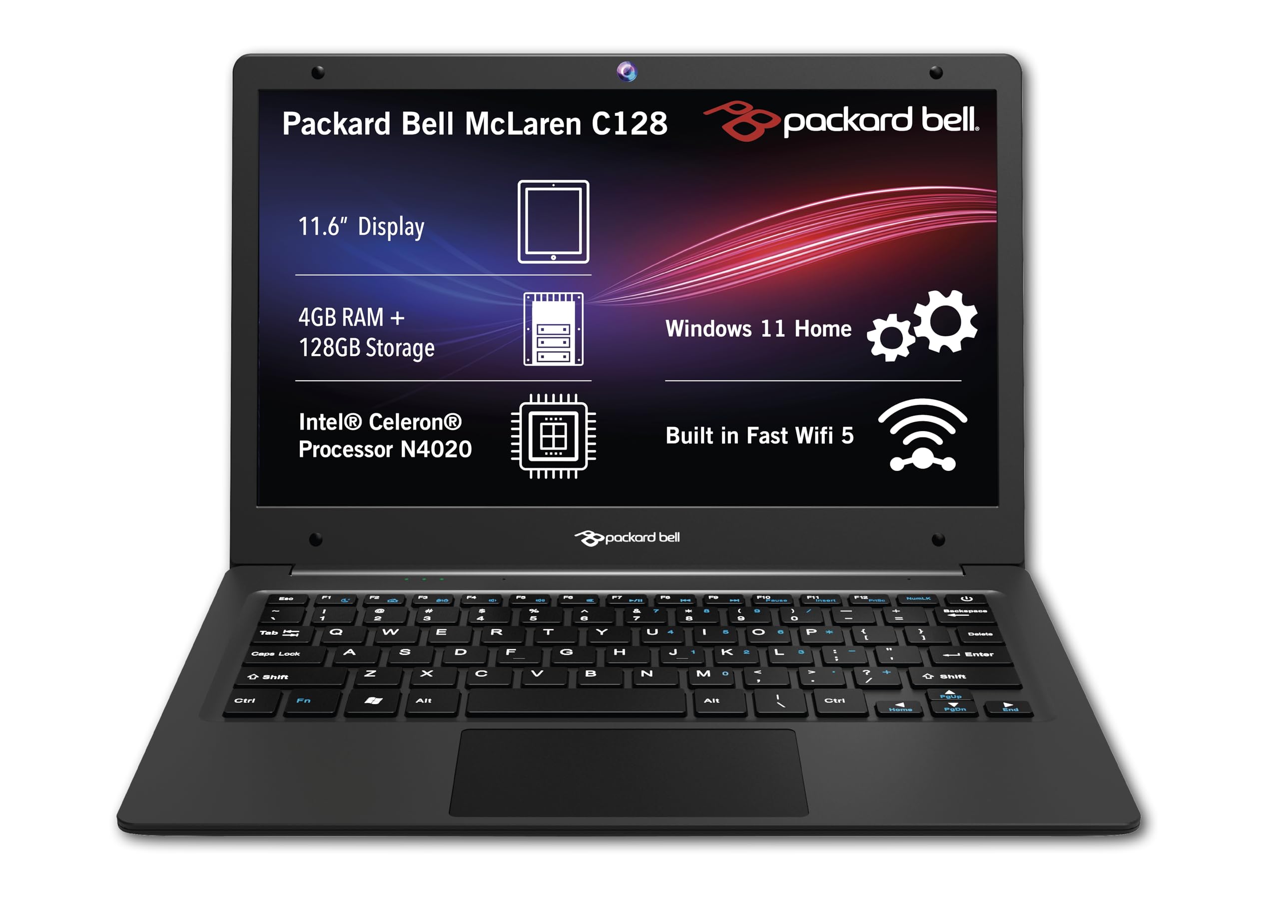 Packard Bell MclarenC128 11.6" 4GB 128GB Laptop