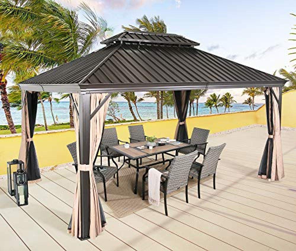 12 x 16 Outdoor Hardtop Gazebo Patio 